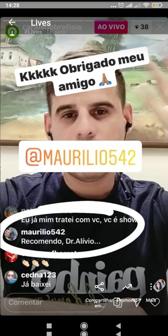 Relato paciente