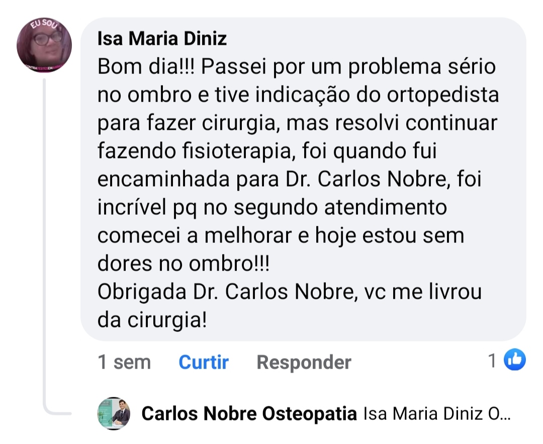 Relato paciente