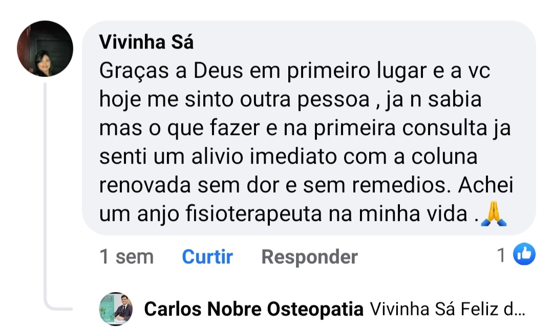 Relato paciente