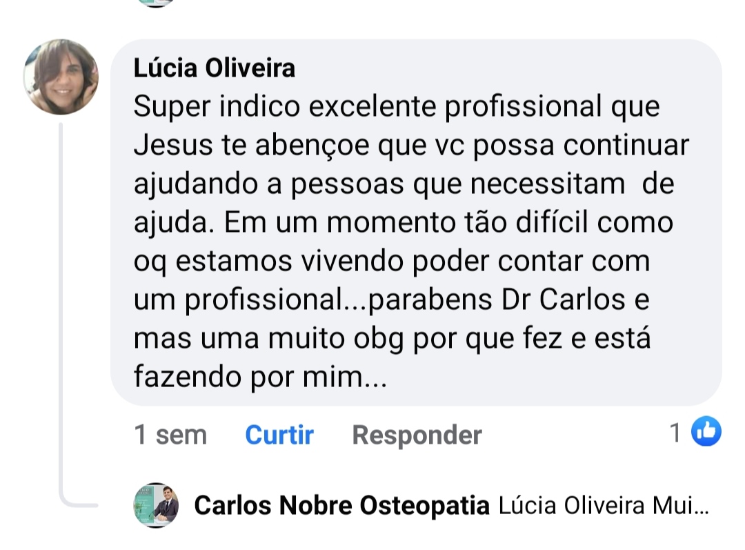Relato paciente