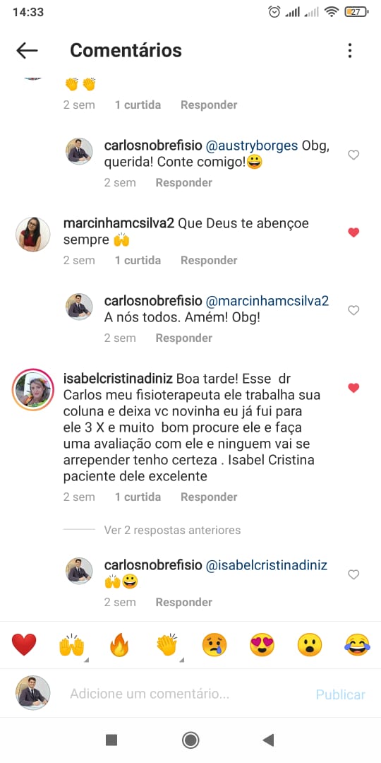 Relato paciente