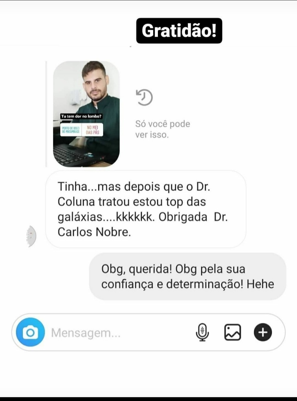 Relato paciente