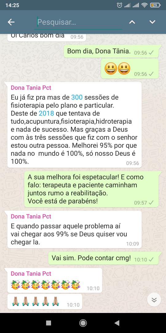 Relato paciente