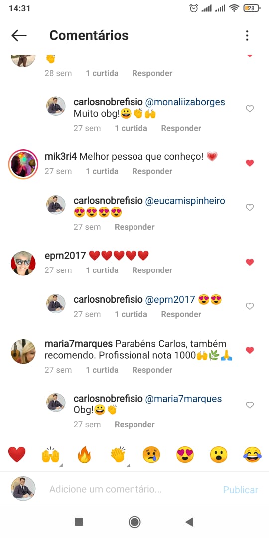 Relato paciente